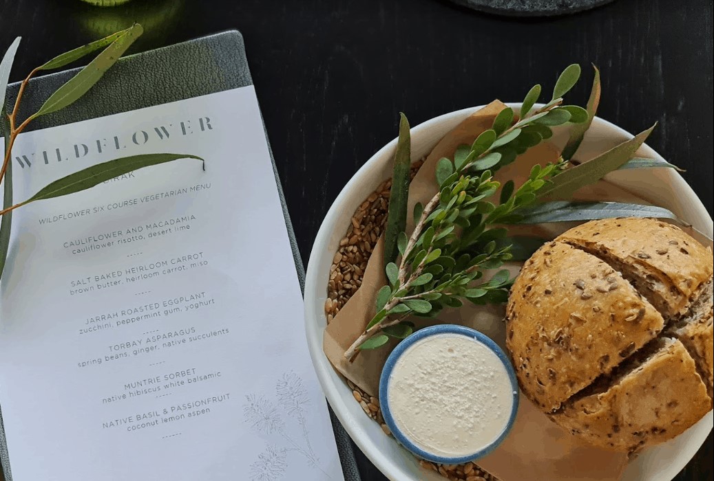 Wildflower Restaurant, Perth, Menu